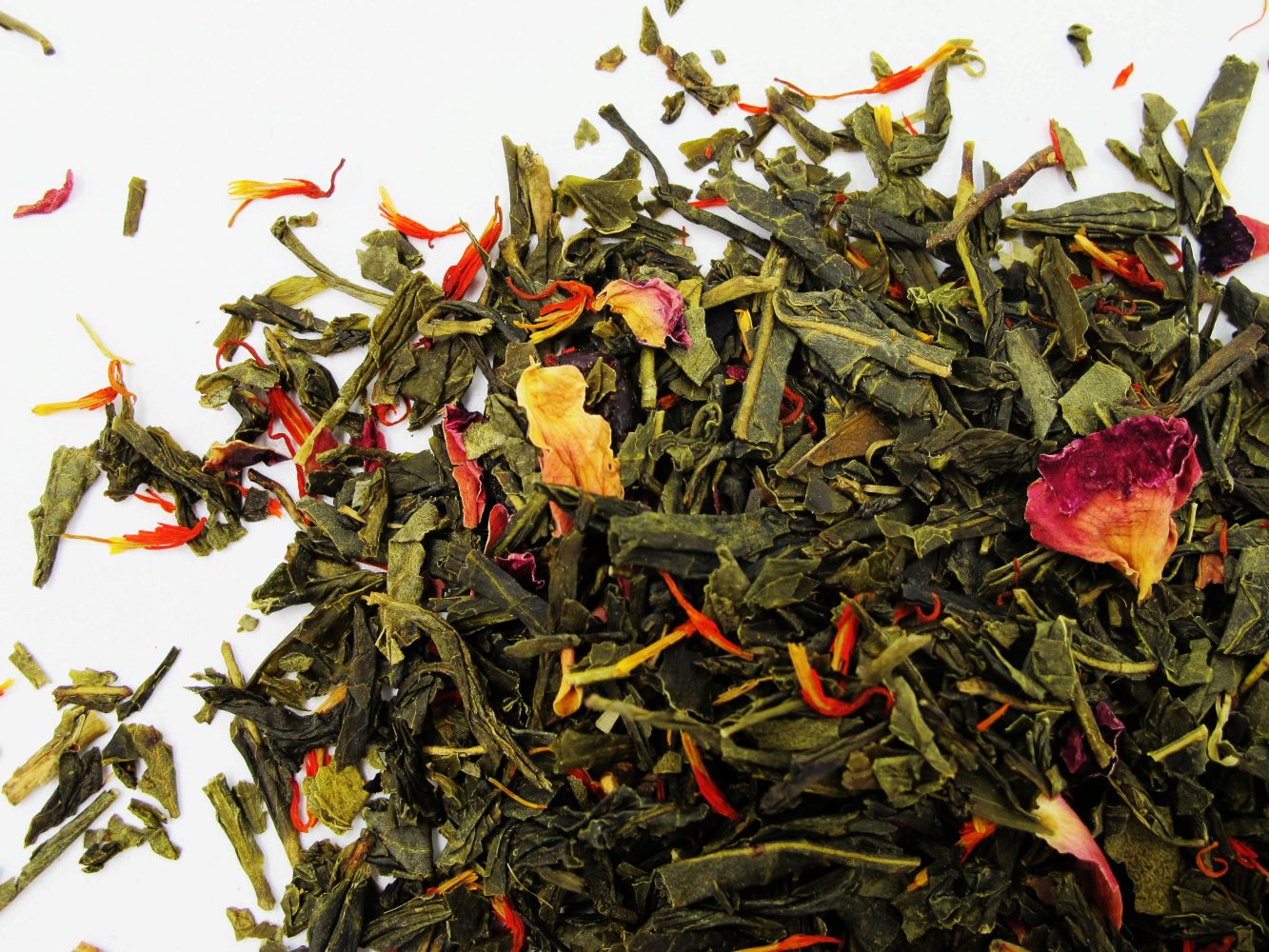 ROSE ORANGE CRANBERRY GREEN TEA